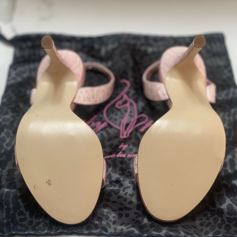 baby phat CROC OPEN TOE SLING BACK SZ 6.5 - Picture 8 of 11